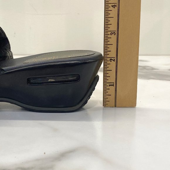 Cole Haan Nike Air black wedge sandals - Picture 5 of 13